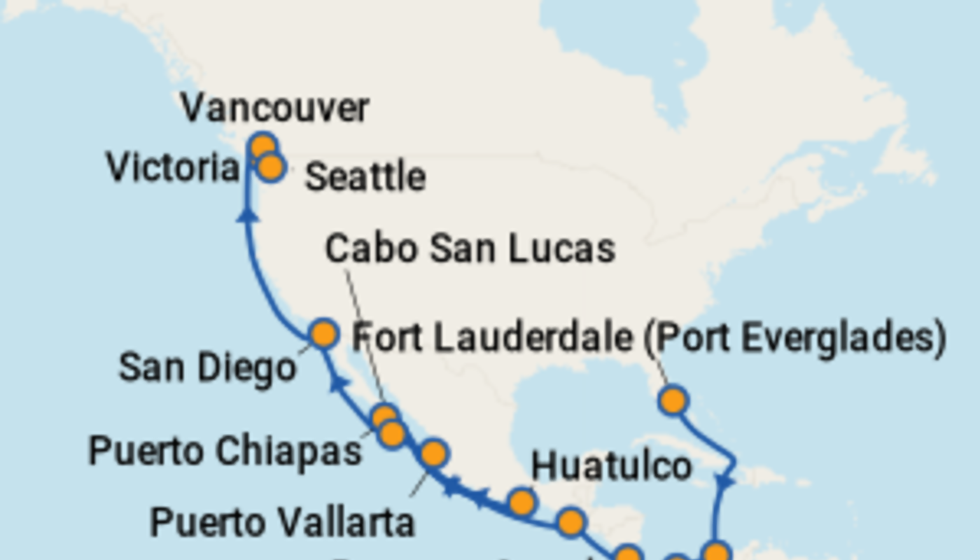 Holland America Panama Canal Cruise - April 2022